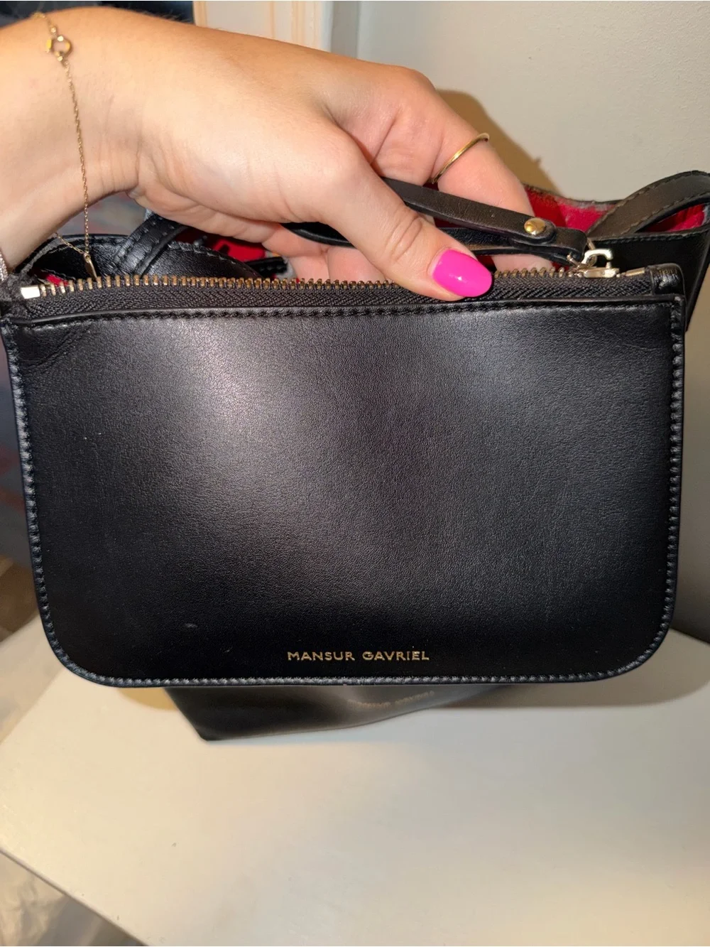 Mansur Gavriel black bucket
